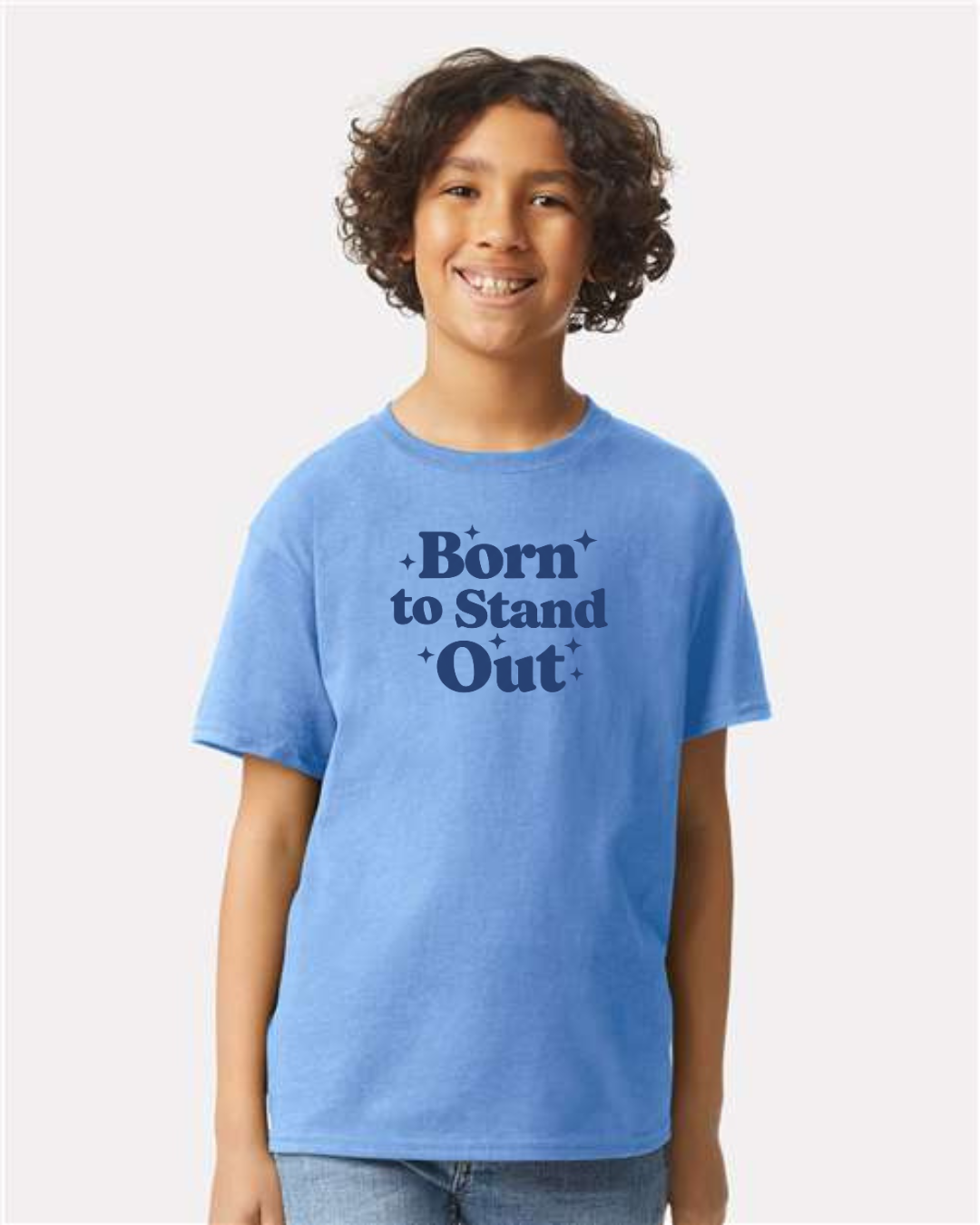 Born to Stand Out Youth Softstyle® Tee – Bold Statement Shirt for Confident Kids
