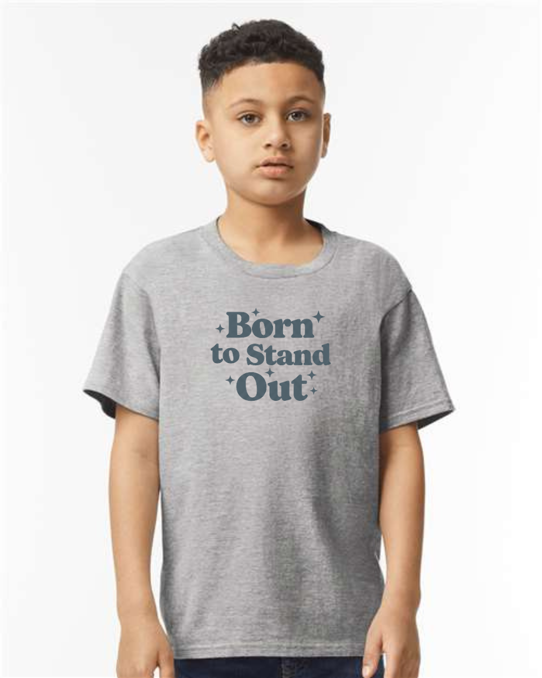 Born to Stand Out Youth Softstyle® Tee – Bold Statement Shirt for Confident Kids