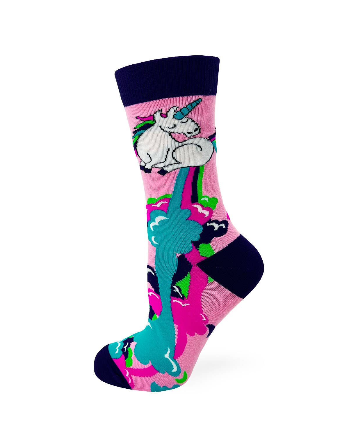 I never Fart My Ass Blows Kisses Women's Crew Socks