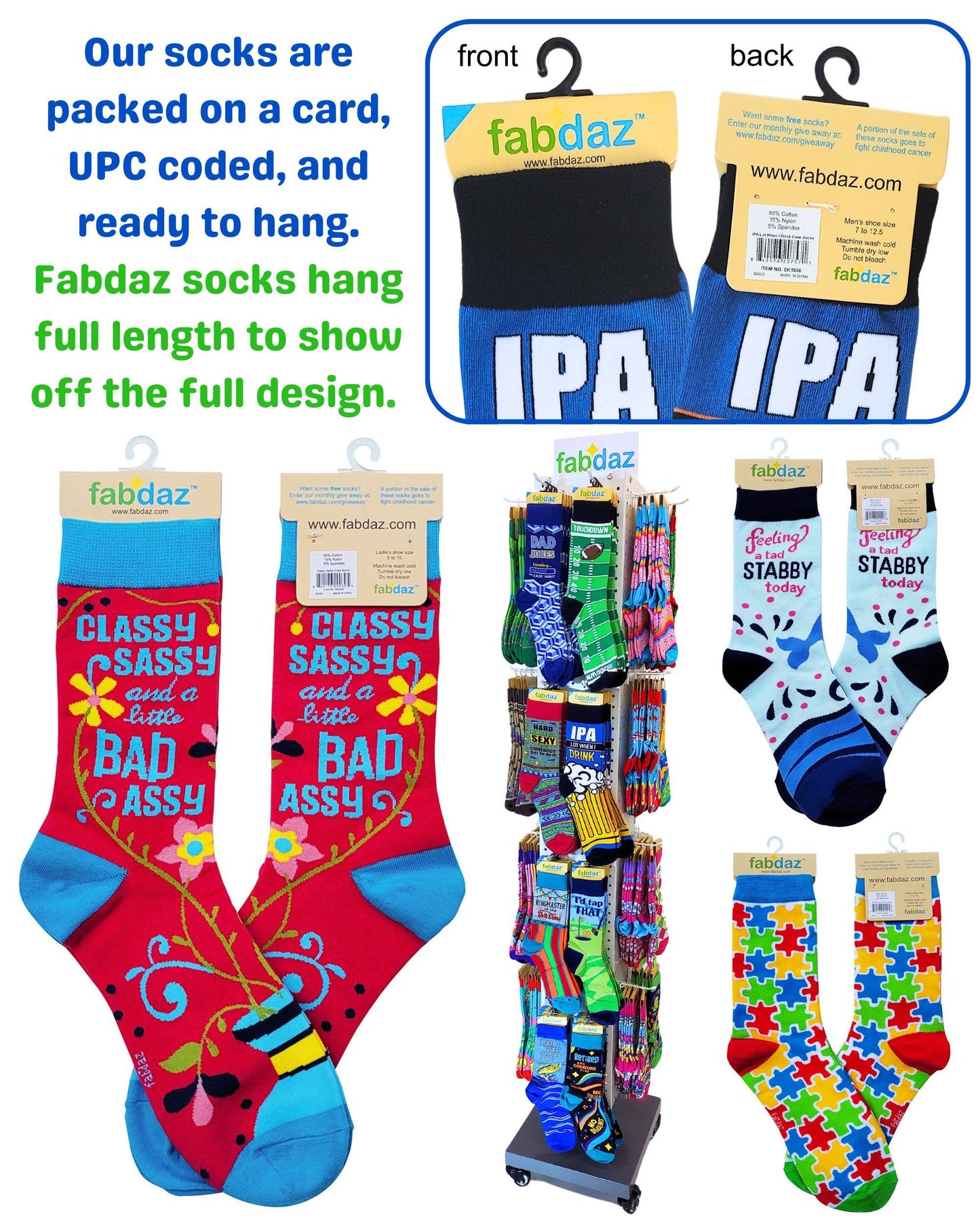 I Love Cocktails Women's Crew Socks