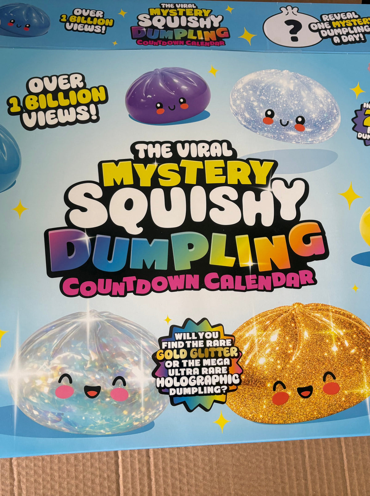 RMS® Crazy Fun™ Dumpling Advent Squishy Calendar 2026 24pc