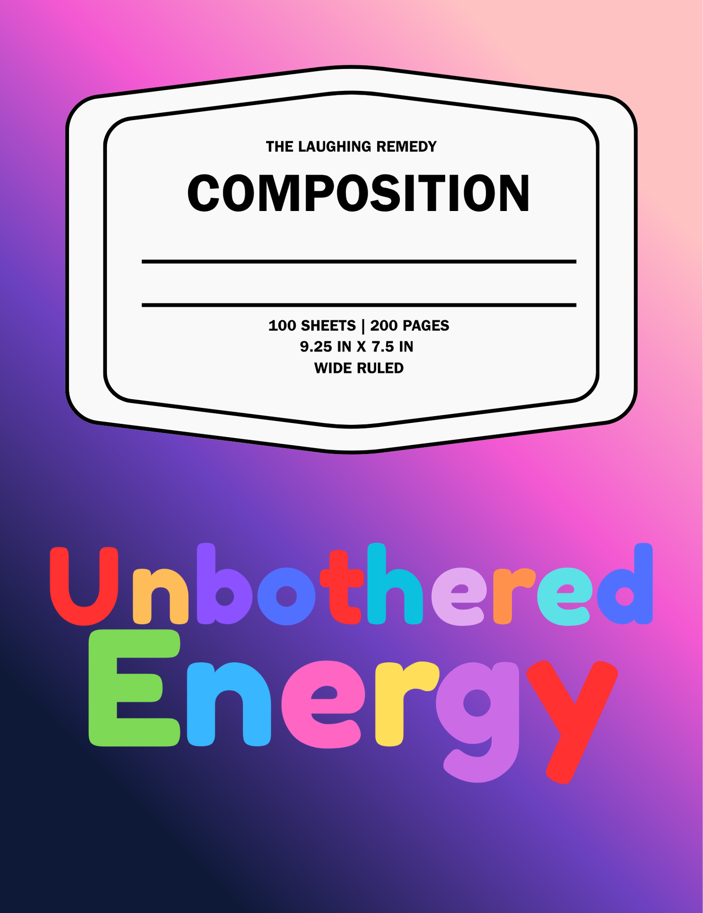 Sassy Wide Ruled Composition Notebook