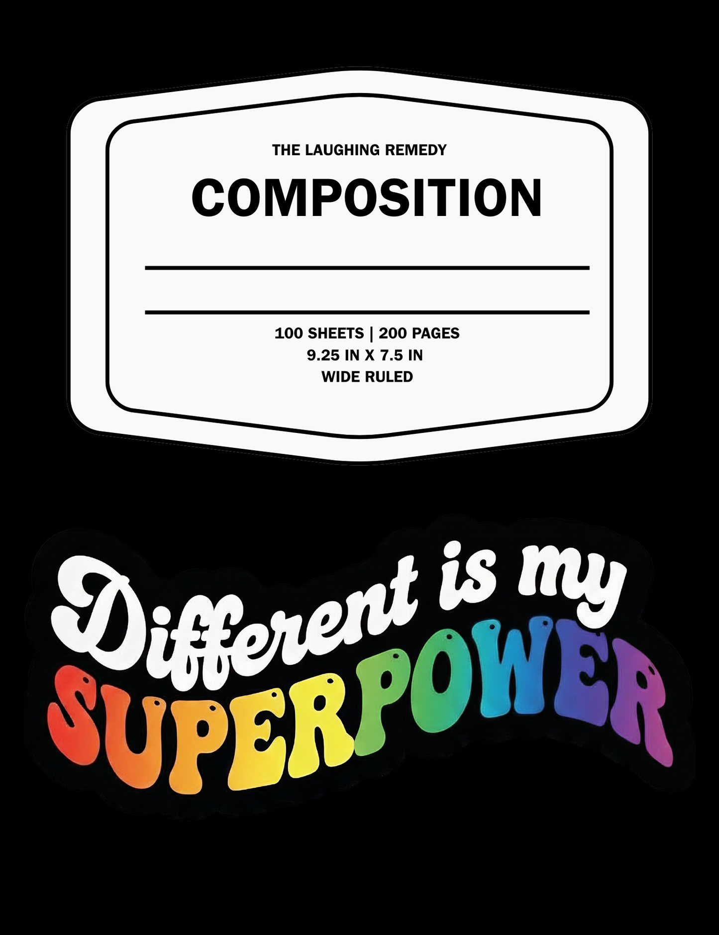 Sassy Wide Ruled Composition Notebook