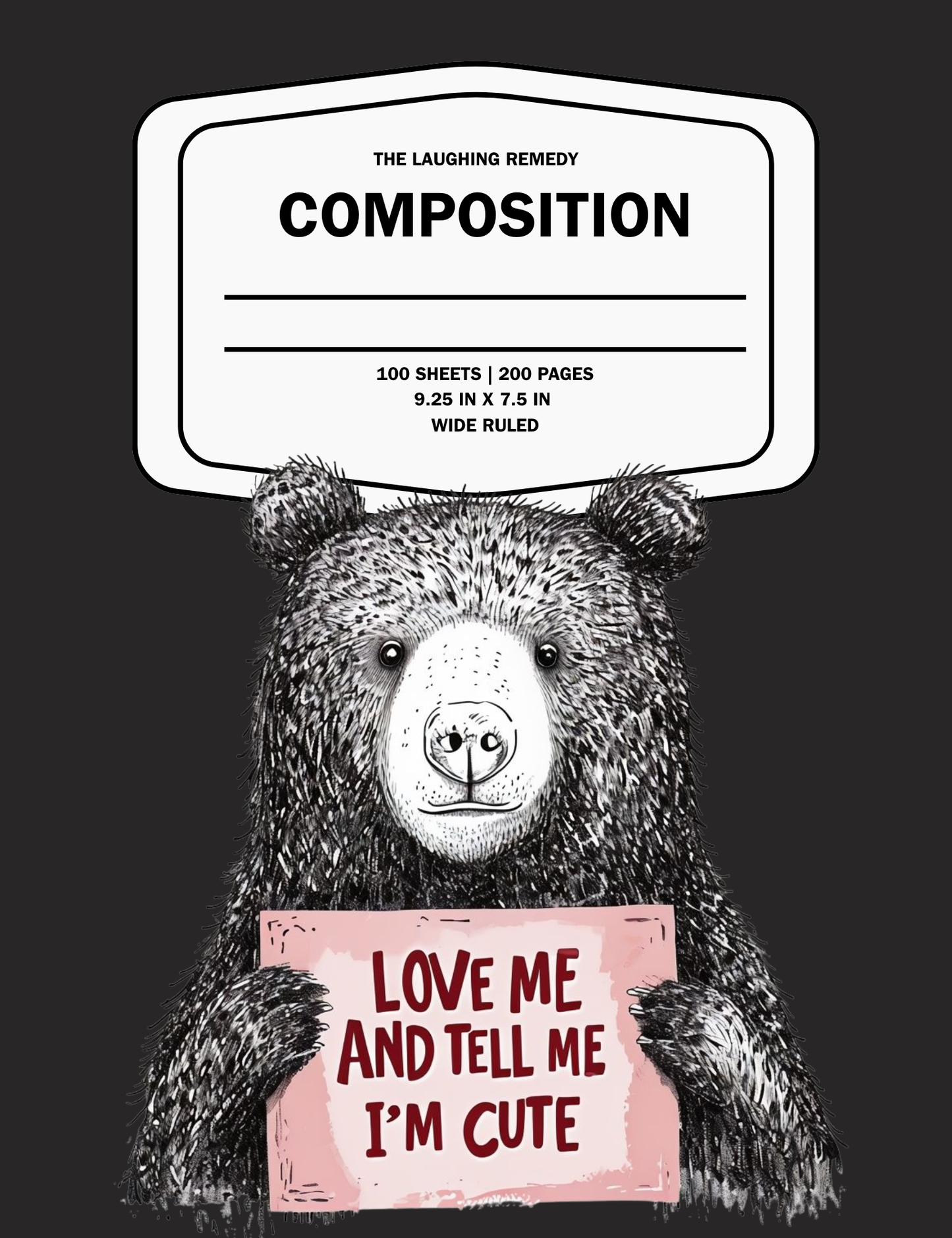 Sassy Wide Ruled Composition Notebook