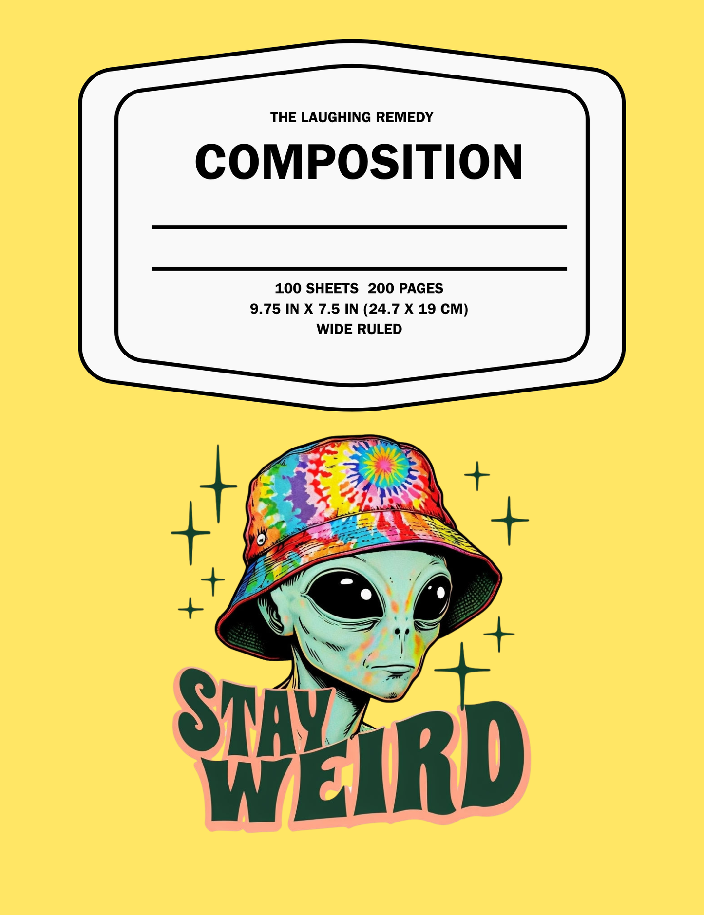 Sassy Wide Ruled Composition Notebook