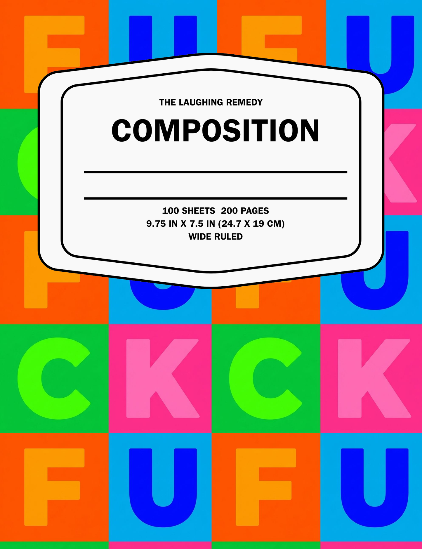 Sassy Wide Ruled Composition Notebook