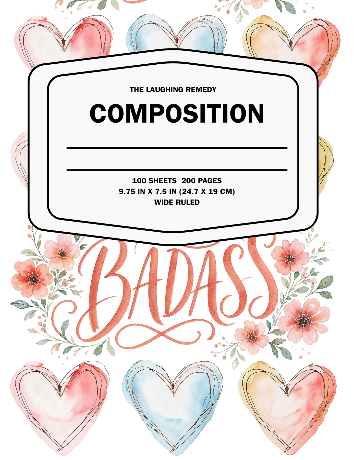 Sassy Wide Ruled Composition Notebook