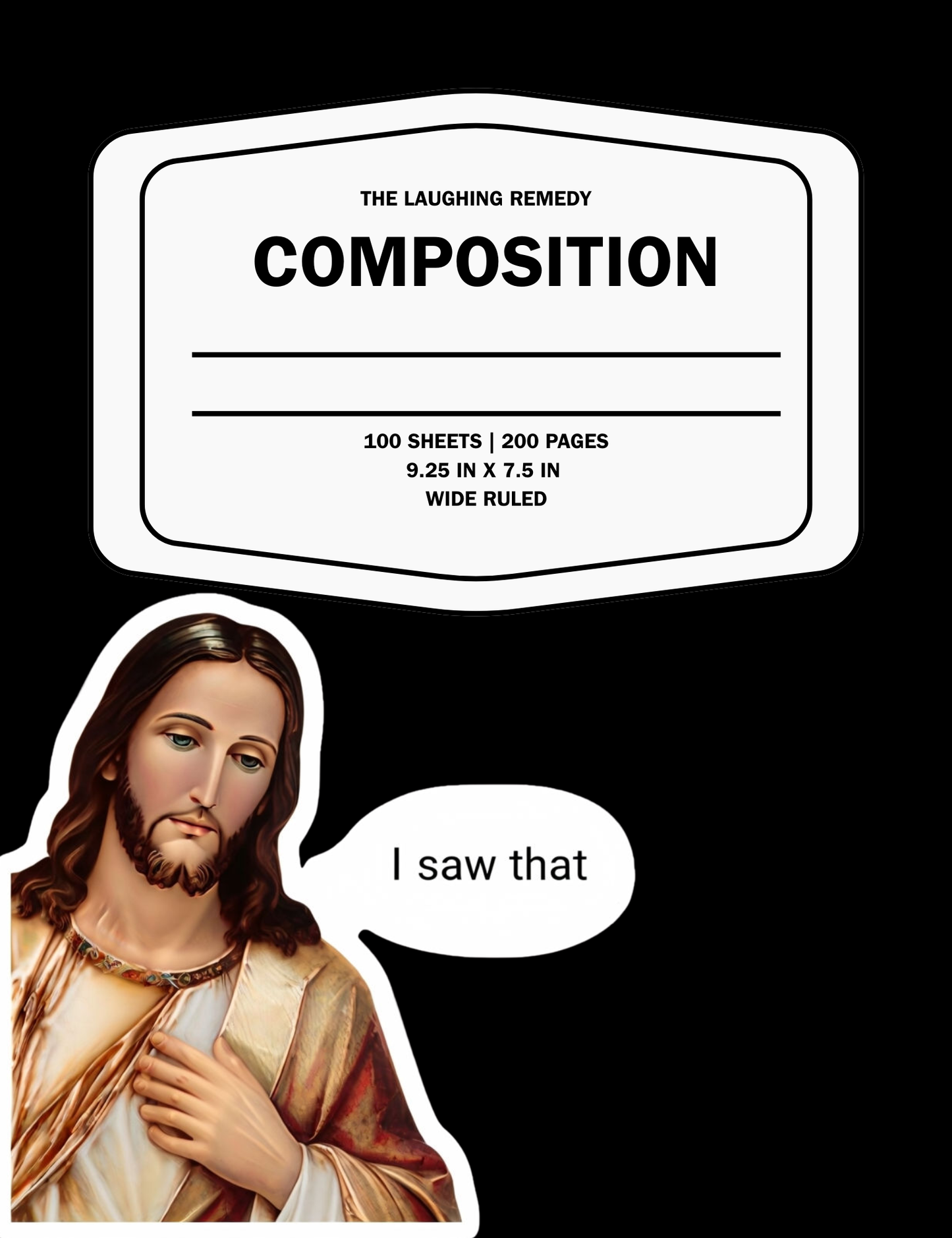 Sassy Wide Ruled Composition Notebook